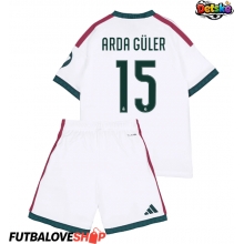 Dres Real Madrid Arda Guler #15 Domáci pre deti 2026-27 Krátky Rukáv (+ trenírky)